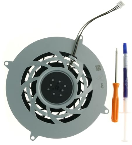 Ventilateur de refroidissement de rechange PS5 Slim – 19 pales internes silencieux pour console PlayStation 5 Slim CFI-2000 CFI-2015 Ventilateur de refroidissement G12E12MS1AH-56J14, 11541GS-12M-WB-01