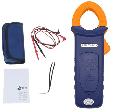 Misuratore A Pinza Livello Industriale Con Capacità Test Della Temperatura E Meccanismo Protezione Dei Circuiti Per Sistemi HVAC Tester Tensioni Per Elettricisti Con Mantenimento Dei Dati