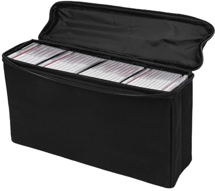 AUNMAS Aufbewahrungsbox für Abgestufte Karten, Tragetasche für Abgestufte Kartenplatten mit 3 Abnehmbaren Trennwänden und Sammler für den Sporthandel