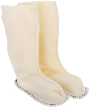 COOPHYA Calcetines para Botas de Lluvia para Mujer Cálidos de Felpa Corta, Forros Impermeables Puños Altos, Ideales para Trabajo y Actividades al Aire Libre en Clima Frío