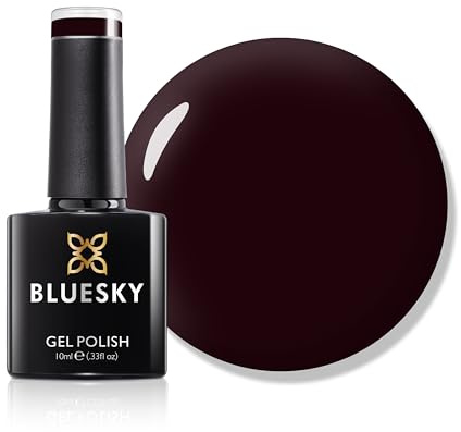 Bluesky Gel Nail Polish, Oxblood, A039, Dark Red, Deep, Blood, Long Lasting, Chip Resistant, 10 ml (Requires Drying Under UV LED Lamp)