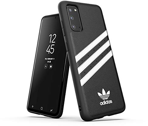 adidas Originals Designed für Samsung Galaxy S20 Hülle DREI Streifen Schutzhülle - Schwarz und Weiß - 6.2 Zoll