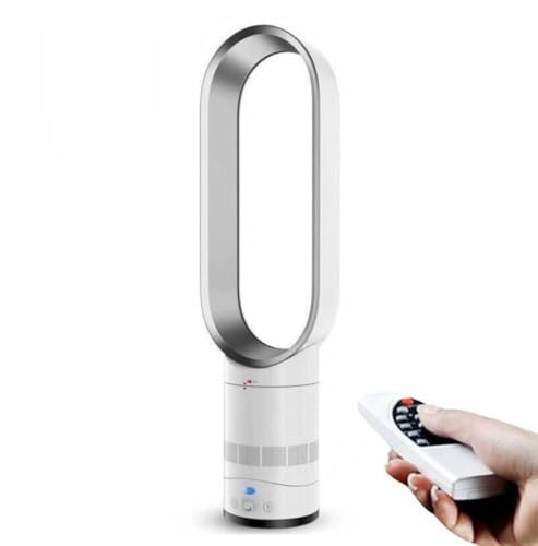 SABYDICAR Ventilador de torre ultra silencioso de 16 pulgadas,ventilador sin aspas seguro para niños,ventilador sin hojas con control remoto,temporizador de 0,5 a 2 horas,tamaño compacto y portátil