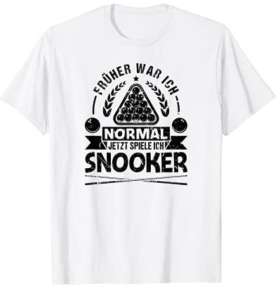 Snooker Spruch Witzig Snookerspieler T-Shirt