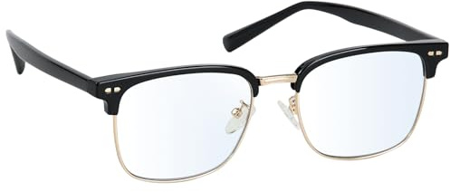 SIPHEW Unisex Blaulichtfilter Brille Computerbrille zum Blockieren von UV-Kopfschmerz Blaulicht ohne sehstärke Gaming Brille