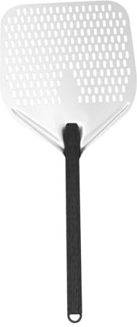PRETYZOOM 1Stk Pizza-Spatel Backschaufel Käseschaufel pizza tools pizza backblech flacher Grillschaber Pfannenwender Pizzaschaufel mit langem Griff perforierter Pizzawender flache Oberseite