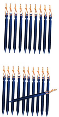 VANZACK 10St zeltheringe zelten zubehör V-förmige Heringe Zeltzubehör für Heringe zelte heringe zeltnagel v-förmiger Stift Sandpflock draussen mit Seil Nagel aus Aluminium geformter Nagel