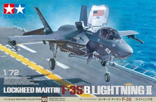 F-35B Lightning II Military Aircraft 1:72 Plastic Model Assembly Kit