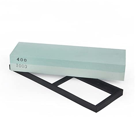 ISCBAFYX Affilacoltelli Professionale Pietra per affilare Pietre per affilare Pietra per affilare Pietra ad Acqua Cucina Grana 240 600 1000 3000 Doppia Faccia (Colore : 400 1000, Dimensioni : As