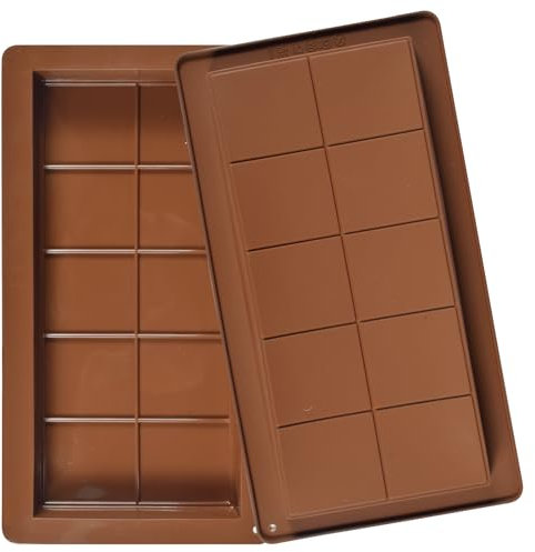 Silikon Schokoladenform, Dubai Schokolade Form, Silikonform, Chocolate Mold,Silikonform Schokoladentafel Form,für Schokolade, Süßigkeiten, Gelee,für 10 Tafeln Schokolade,Selber Machen BPA-frei