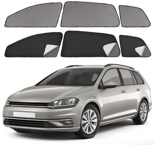 XCBYT Sonnenschutz Auto Seitenscheibe für VW Golf 7 Variant 2013-2020
