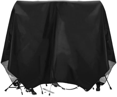 Funda Protectora para Juego de Batería Instrumento Musical, Funda Antipolvo para Batería Electrónica Musical, Impermeable Anti-UV Cubierta para Batería Eléctrica, Accesorios para Batería, 275 x 200 cm