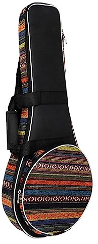 Dicke Mandolinentasche im Nationalstil, Gepolsterter Rucksack | Oxford Gewebe, Reiseformat zum Tragen, Robuste Ausführung mit Angenehmer Haptik
