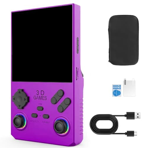 Handheld Gaming 4Inch Clear Screen 256GB Memory 40000 Preloaded Retro Modern Games Open Source Video Game Console