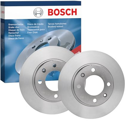 Bosch BD395 Disques de frein - certification ECE-R90-1 jeu de 2 disques, Gris