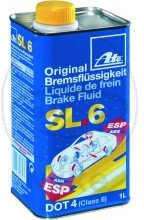 ATE Bremse 1,0 Liter DOT 4 SL63 - Bremsflüssigkeit, 1 Liter, 1000 Gramm, Keramik, für Fahrzeugbremsen, 15,99 €/Liter
