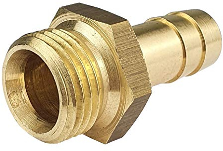 Schlauchtülle Druckluftkupplung Stecknippel - Kupplungsstecker Außengewinde - G 3/8 x 13mm - 1 Stück