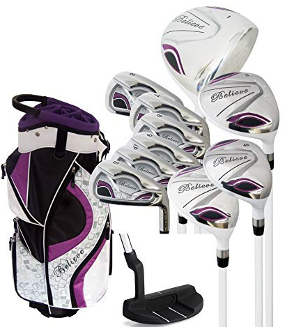 Believe Ladies Complete Golf Set - Purple - Right-Handed (Ladies Petite (-1))