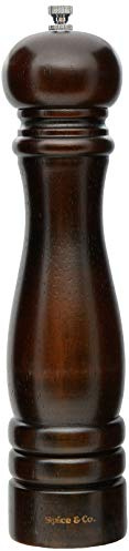 BISETTI Art. Macina Pepe e Sale in Legno code-50043 Tinto Noce, Marrone, Taglia Unica