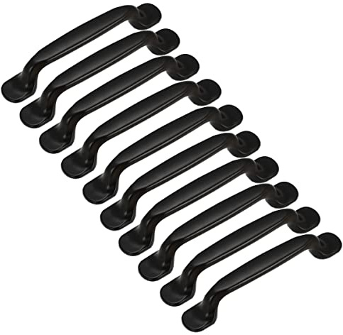 Qrity 20 Stück Lochabstand - 128MM Solide Material Aluminiumlegierung Möbel Griffen Kabinett Griffe Möbelgriffe Knöpfe Türgriffe