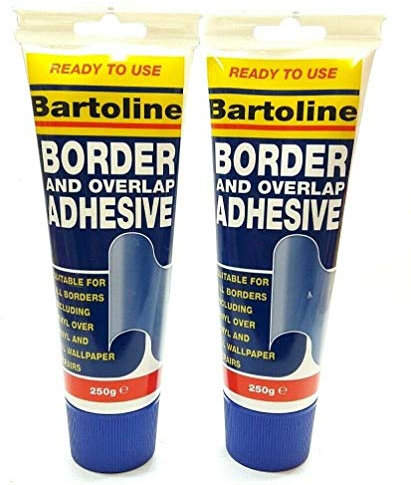 2 PCS BARTOLINE BORDER & OVERLAP ADHESIVE VINYL WALLPAPER REPAIRS INTERIOR 250G