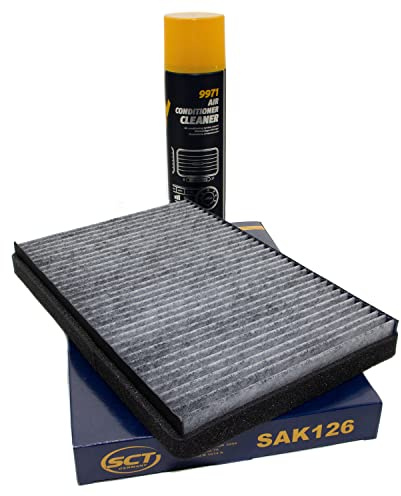 Innenraumfilter SAK126 + Klimaanlagen Reiniger 520 ml MANNOL