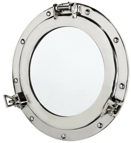Porteojos de buey marítimos para colgar en la pared, ojo de buey redondo, ventana de buey de vidrio, latón para ventana, espejo, decoración de pared, ojos de buey