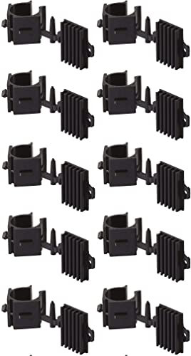 cyclingcolors 10x Gancio per zoccolo cucina gambe piedini 28mm a vite clip mobile molle plastica zoccolino montaggio