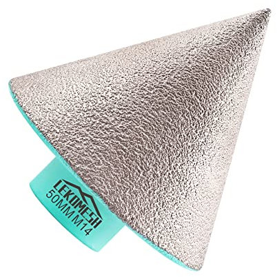 Broca Fresado Chaflán de Diamante - 50mm x M14 LEKOMESH Fresa Diamante para Aachaflanado, Biselado, Ampliación, Formar Hoyos en Cerámica,Porcelana,Azulejos,Mármol,Granito