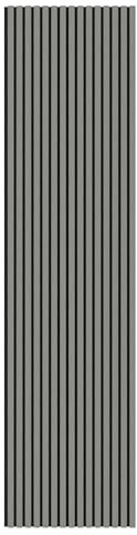 Tuda Grass Direct Luxury Acoustic Wall Slatted 3D Wood Veneer Panels Series 1-240cm x 60cm - Grey