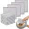 Azxndy 10Pack Double Silver Ply Wire Dish Cloths, Wet and Dry Multi-Purpose Mesh Scrubs Wire Dish Cloth, Kitchen Helper, Reusable Anti-Scratch Rags for Kitchen and Life