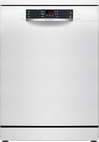Bosch SMS26AW01F, Série 2, Lave-vaisselle 60 cm, Pose libre, Blanc