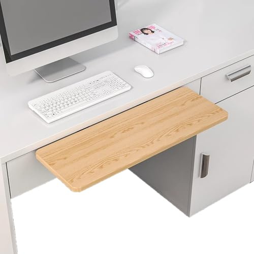 Tastatur-Klemmschienen-Set, Tastaturhalterung, ergonomische Schreibtischverlängerung, Tastaturschubladenablage, faltbare Schreibtischverlängerung, Computer-Tastaturständer, einfache Montage, platzspar