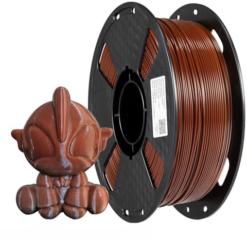 CC3D Standard PETG Filament Braun 1,75 mm 1KG FDM 3D Drucker Filament 3D Druck Materialien (PETG Braun)