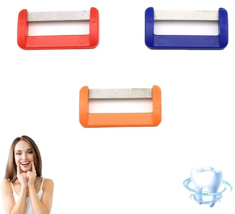 3 Stück Zähne Polieren,Zahnschleifpapier für Zwischenräume,Schleifpapier für Zähne,Geeignet für Die Tiefenreinigung Der Zahnzwischenräume und Die Entfernung Feiner Ablagerungen