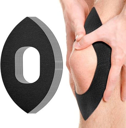 10 Pièces Tape Kinesiologie Genou, Bande Kinesiologie, Tape Kinesiologie Genou, Élastique Imperméable pour Genoux, Articulations, Soutien Musculaire