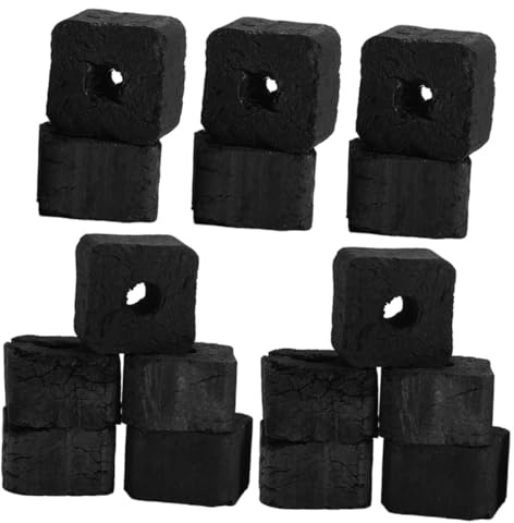 Luxshiny Bambus Holzkohle 500g Packung Grillkohle Natürlich Geruchs Und Rauchfrei Picknick Camping Heizkohle Langlebig Leicht Transportierbar