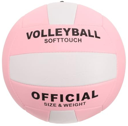 Alipis Ballon de Volley Intérieur Standard Soft Touch pour Entraînement et Compétition Équipement Sportif Salle Polyvalent Contrôle Précis et Visibilité Améliorée