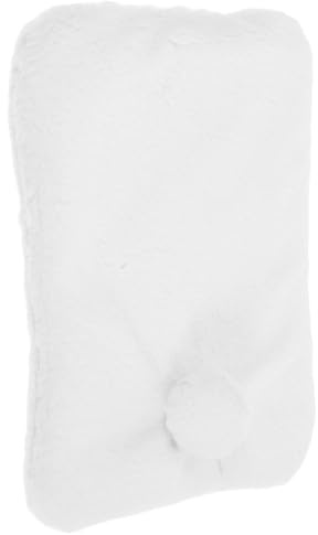 DOITOOL Tapis de Couchage pour Cobaye et Lapin Lavable, Matelas en Coton Blanc Moyen, Antidérapant et Amovible, pour Cage de Petits Animaux et Rongeurs