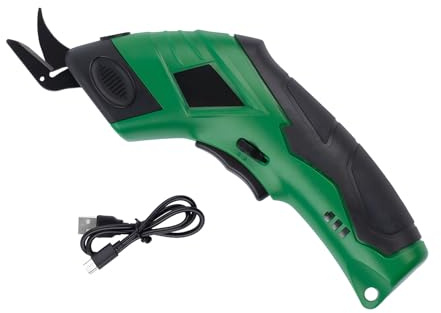 Forbici elettriche mobili per tessuto in polistirene ondulato taglio Mangan Steel Head Security Batteria ricaricabile Forbici elettriche portatili a lunga durata per tessuto