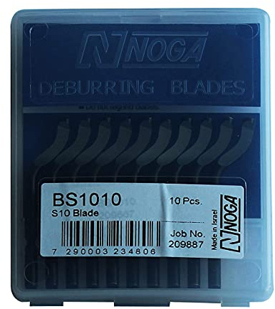 10 cuchillas giratorias Noga Bs1010 S10 herramienta de desbarbado