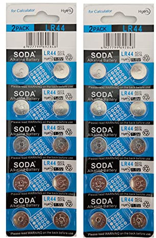 GP A76 LR44 AG13 Alkaline Cell 1.5V Alkaline Button Cell Battery (20 pcs.) BX-Q153-E9HQ