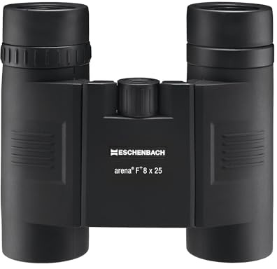Eschenbach Optik Arena F+ faltbares Fernglas 8x25 - handliches Einstiegsmodell für Wanderungen, Vogelbeobachtungen, Veranstaltungen und mit umfangreichem Lieferzubehör