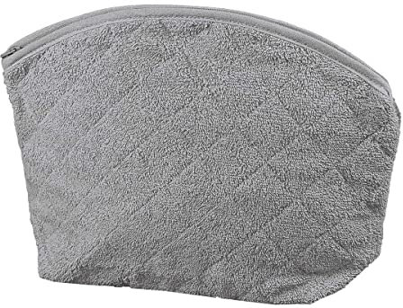 Kulturväska Uni frottee klädd 420 g/m² 30 x 25 cm, pärlgrå, 30 x 25