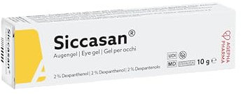 Siccasan Intensive Dry Eye Gel with Carbomer and Dexpanthenol | Corneal Gel & Eye Lubricant | Relief Against Dry, Irritated and Sore Eyes | Night Time Use for Dry Eyes