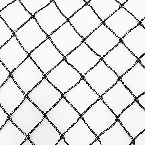 Aquagart® Teichnetz Vogelschutz 22m x 10m, 20mm x 20mm Maschenweite I Pool Laubnetz schwarz I Obstbaumnetz feinmaschig I Beet Netz stabil I Silonetz I Fischteichnetz Reiherschutz I Volierennetz