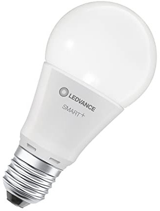 LEDVANCE Lampada LED intelligente con tecnologia WiFi, attacco E27, dimmerabile, bianco caldo (2700 K), sostituisce le lampade a incandescenza con 60W, SMART+ WiFi Classic dimmerabile, confezione da 1