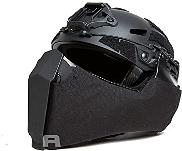 FMA Airsoft Mandible Half Face Mask for Tactical Fast/High Cut Helmet