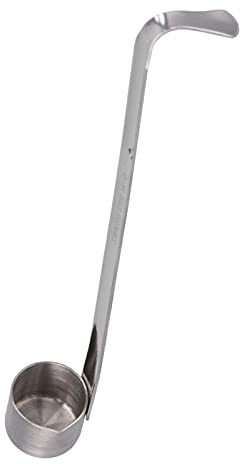 MOUMOUTEN Cuchara Medidora de Vino Acero Inoxidable para Vino 25ml | Cazo medidor ideal para verter vino y cerveza, adecuado para bares, restaurantes, bodegas y uso familiar.