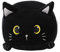 I-TOTAL® - Cuscino decorativo simpatico per letto/divano morbido, Cuscino soffice relax animali carino per soggiorno (BLACK CAT)